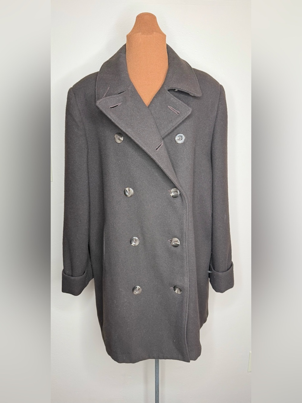 Vintage Donnybrook Double Breasted Wool Coat Size 10